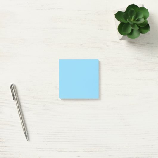 Post-it® Bébé bleu couleur solide (Bureau)