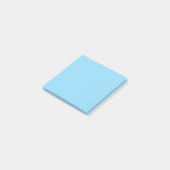 Post-it® Bébé bleu couleur solide (Incliné)