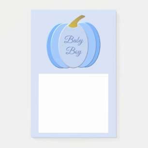 Post-it® Bébé Bleu mignon Citrouille Personnalisé