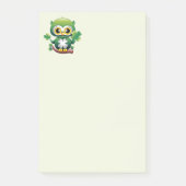 Post-it® Bébé Hibou Mignon St Patrick Dessin Animé (Devant)
