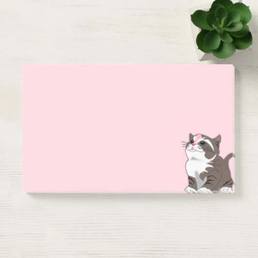 Post-it® Bébé mignon Chat Publier des notes (Bureau)