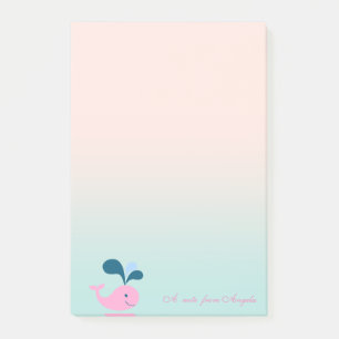 Post-it® Bébé mignonne adorable baleine