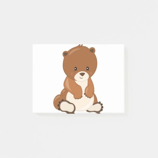 Post-it® Bébé ours (Devant)