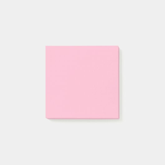 Post-it® Bébé rose couleur solide (Devant)