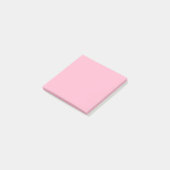 Post-it® Bébé rose couleur solide (Incliné)