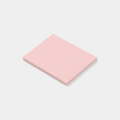 Post-it® Bébé rose haut de gamme une couleur (Incliné)