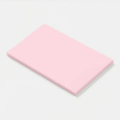 Post-it® Bébé rose pastel couleur solide (Incliné)