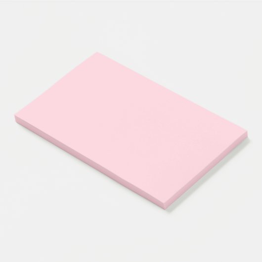 Post-it® Bébé rose pastel couleur solide (Incliné)