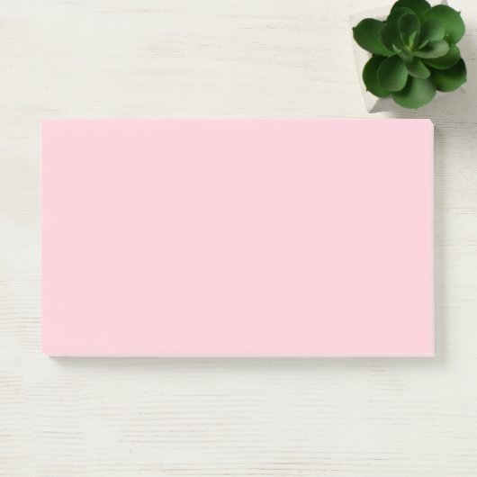 Post-it® Bébé rose pastel couleur solide (Bureau)