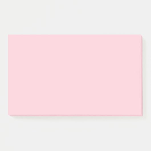 Post-it® Bébé rose pastel couleur solide (Devant)