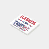 Post-it® Bébés - pour TRUMP (Incliné)