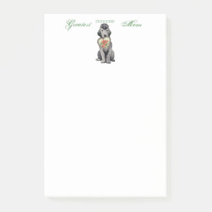 Post-it® Bedlington Terrier Heart Mom Post-it Notes