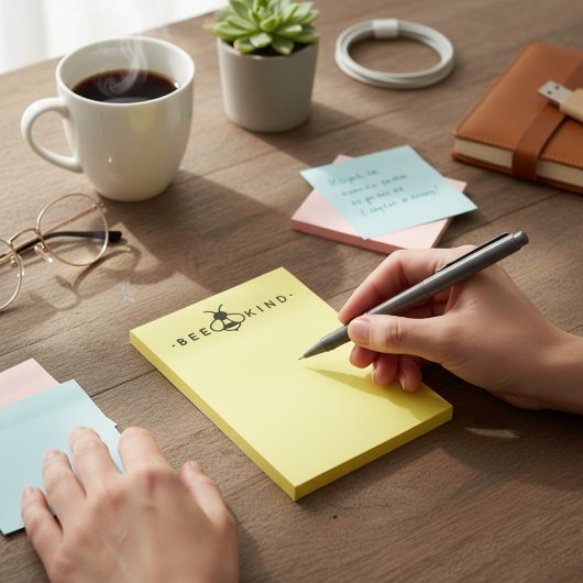 Post-it® Bee Kind Jaune et Noir Bumblebee