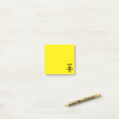 Post-it® Bee Nice with Minimal Design (Sur un bureau)