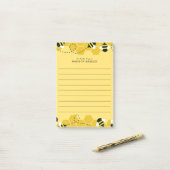 Post-it® Bees Kid's mignonne Beehive (Sur un bureau)