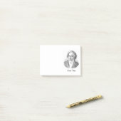 Post-it® Beethoven noir et blanc (Sur un bureau)