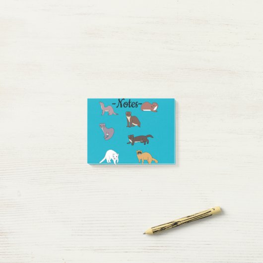 Post-it® Belettes (Sur un bureau)