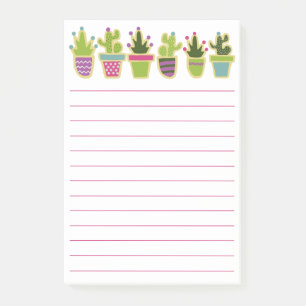 Post-it® Belle cactus doublée