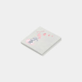 Post-it® Belle Caricature Bunny Valentine Notes (Incliné)