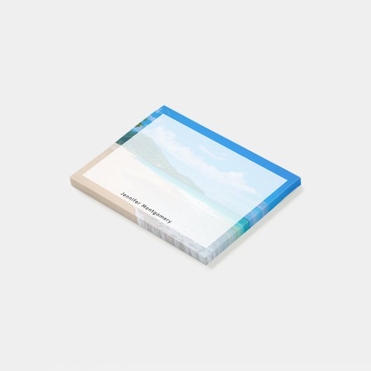 Post-it® Belle Destination Tropicale Plage Pittoresque (Incliné)