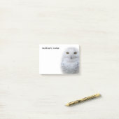 Post-it® Belle, Dreamy et Serene Snowy Owl (Sur un bureau)