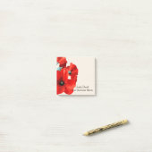 Post-it® Belle entreprise Red Poppy (Sur un bureau)