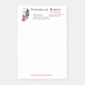 Post-it® Belle fille avec le marquage à chaud de (Devant)