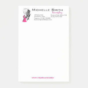 Post-it® Belle fille avec le marquage à chaud de