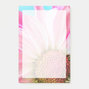 Post-it® Belle Fleur rose Gros plan Photo