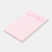 Post-it® Belle florale rose (Incliné)