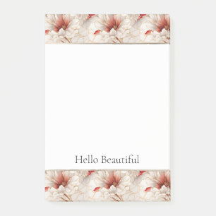 Post-it® Belle Flore Rouge Blanc