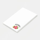 Post-it® Belle framboise Notes personnalisées (Incliné)
