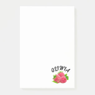 Post-it® Belle framboise Notes personnalisées