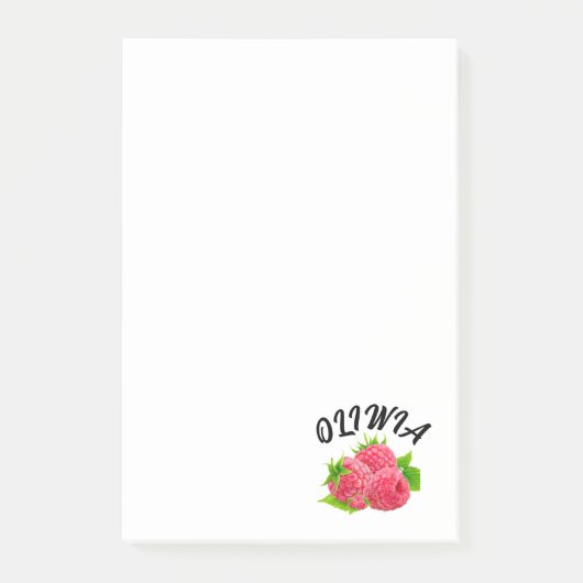 Post-it® Belle framboise Notes personnalisées (Devant)