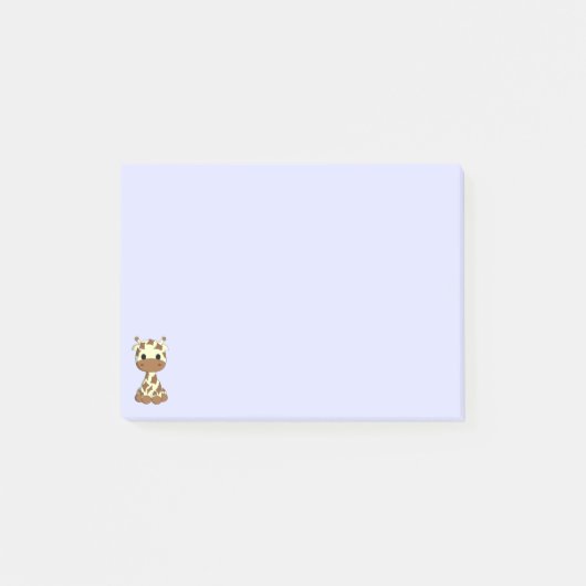 Post-it® Belle girafe dessin animé filles (Devant)