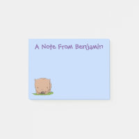 Belle illustration de dessin animé de bébé wombat