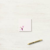 Post-it® Belle papeterie de saxophone fille (Sur un bureau)