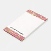 Post-it® Belle Parties scintillant rose vif Zebra Sparkle (Incliné)