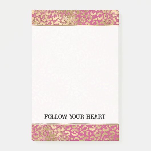 Post-it® Belle Parties scintillant rose vif Zebra Sparkle (Devant)
