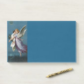 Post-it® Belle peinture d'ange gardien (Sur un bureau)