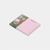 Post-it® Belle Penstemon Fleur rose Photo florale (Incliné)