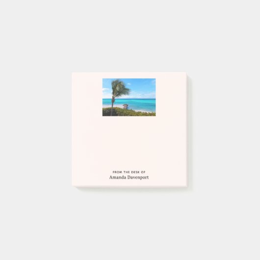 Post-it® Belle Plage Tropicale Palme Ventilée (Devant)