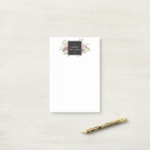 Post-it® Belle rose Roses Élégance moderne (Sur un bureau)