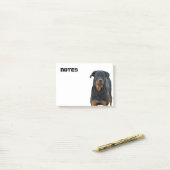 Post-it® Belle Rottweiler (Sur un bureau)