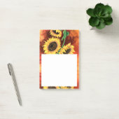 Post-it® Belle Trois Tournesols - Peinture Art Migné - (Bureau)
