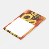 Post-it® Belle Trois Tournesols - Peinture Art Migné - (Incliné)