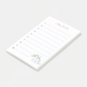 Post-it® Belles Choses de Licorne Magique à Faire Notes Pos (Incliné)