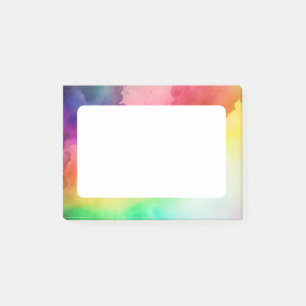 Post-it® Belles couleurs arc-en-ciel Design abstrait