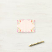 Post-it® Belles Fleurs aux Couleurs Pastel (Sur un bureau)