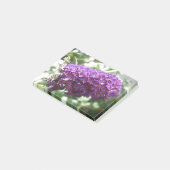 Post-it® Belles fleurs de bouddleia violet Post it notes (Incliné)